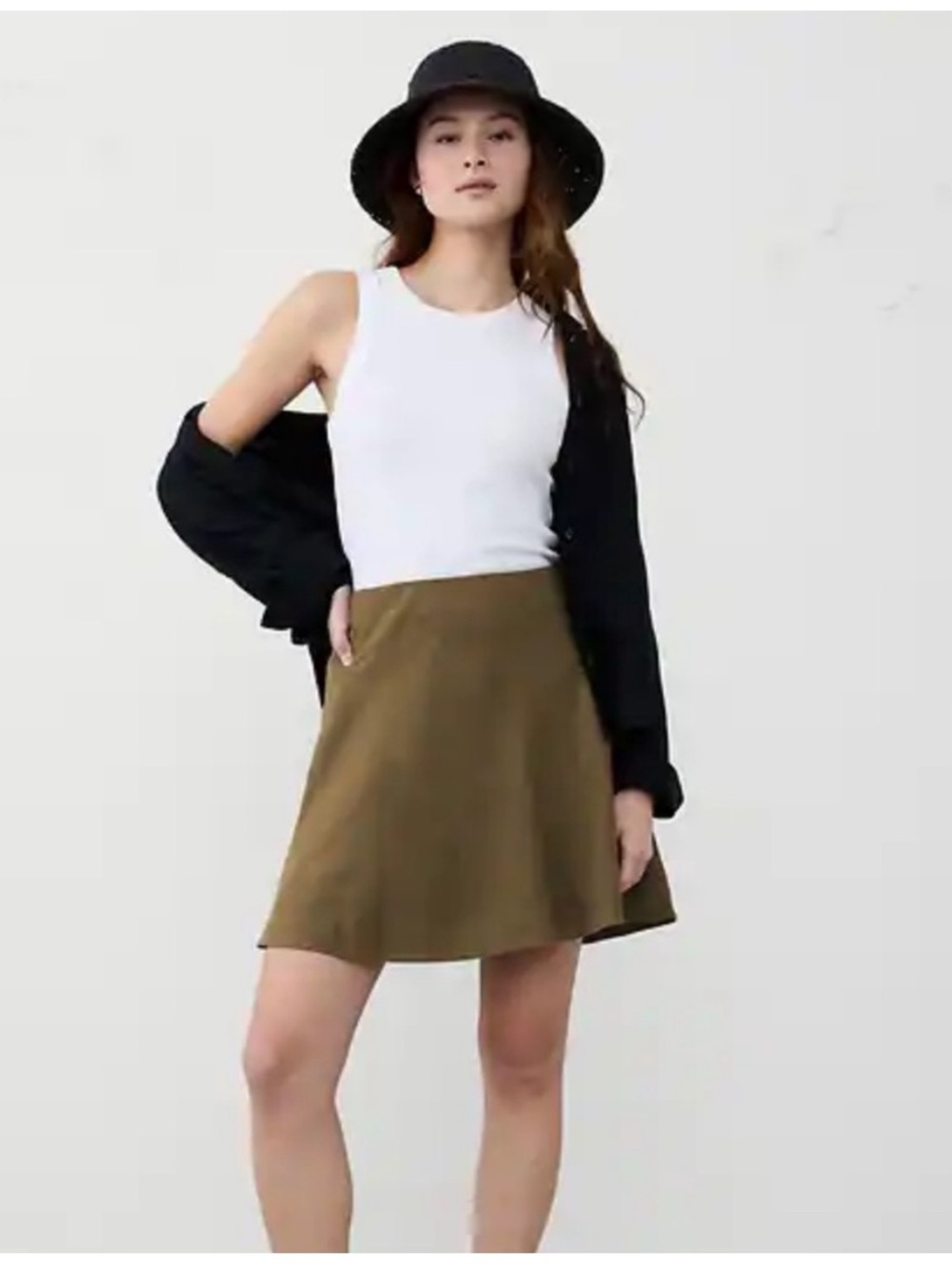NWT Banana Republic Linen Blend Skirt